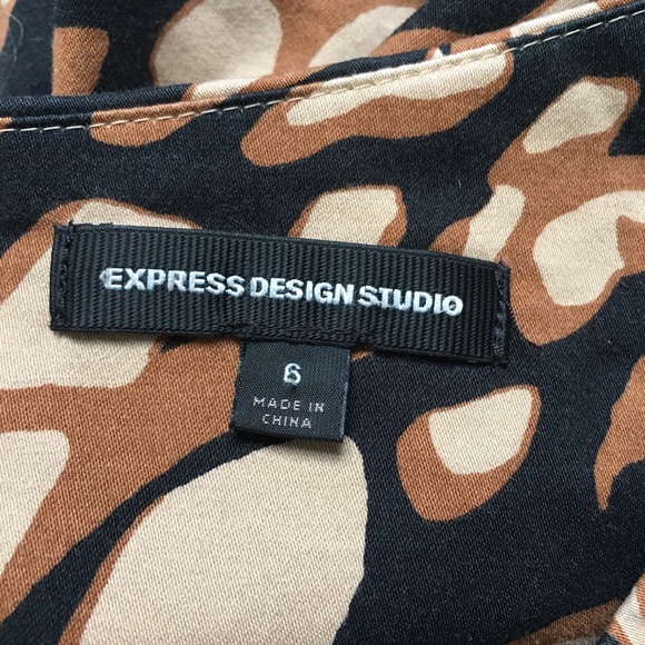 EXPRESS CHEETAH PENCIL SKIRT - Picture 4 of 6